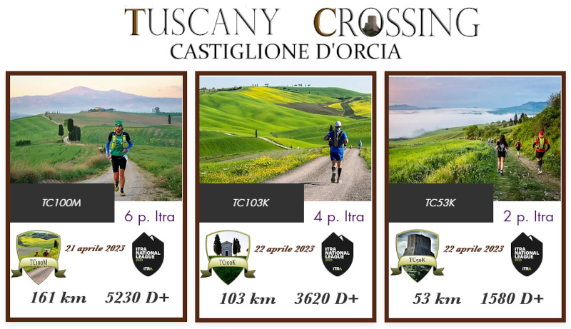 Tuscany Crossing trail aprile 2023