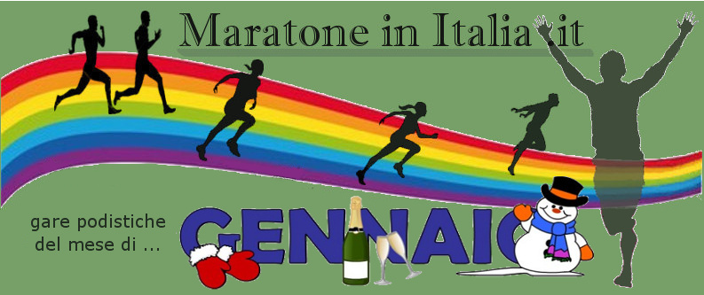 Maratone in Italia mese di GENNAIO
