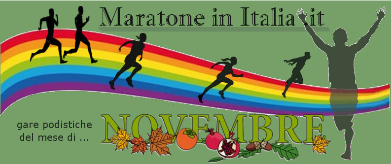 Maratone in Italia mese di NOVEMBRE